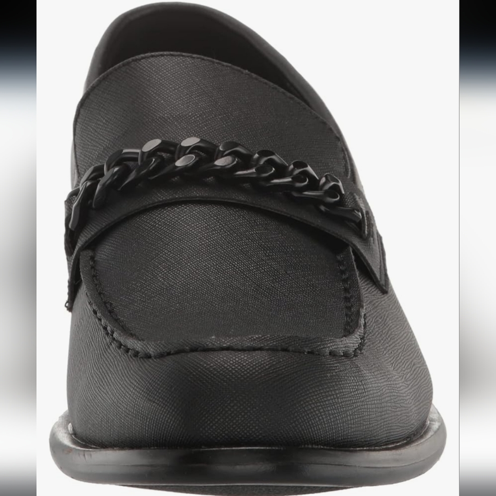 Guess Black Ciflin Loafers Dress Shoes Slip-On Size 10M - Picture 2 of 13